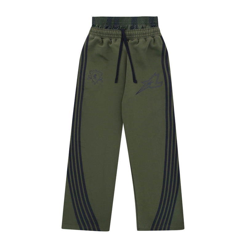 Jogger Striped - Army Green