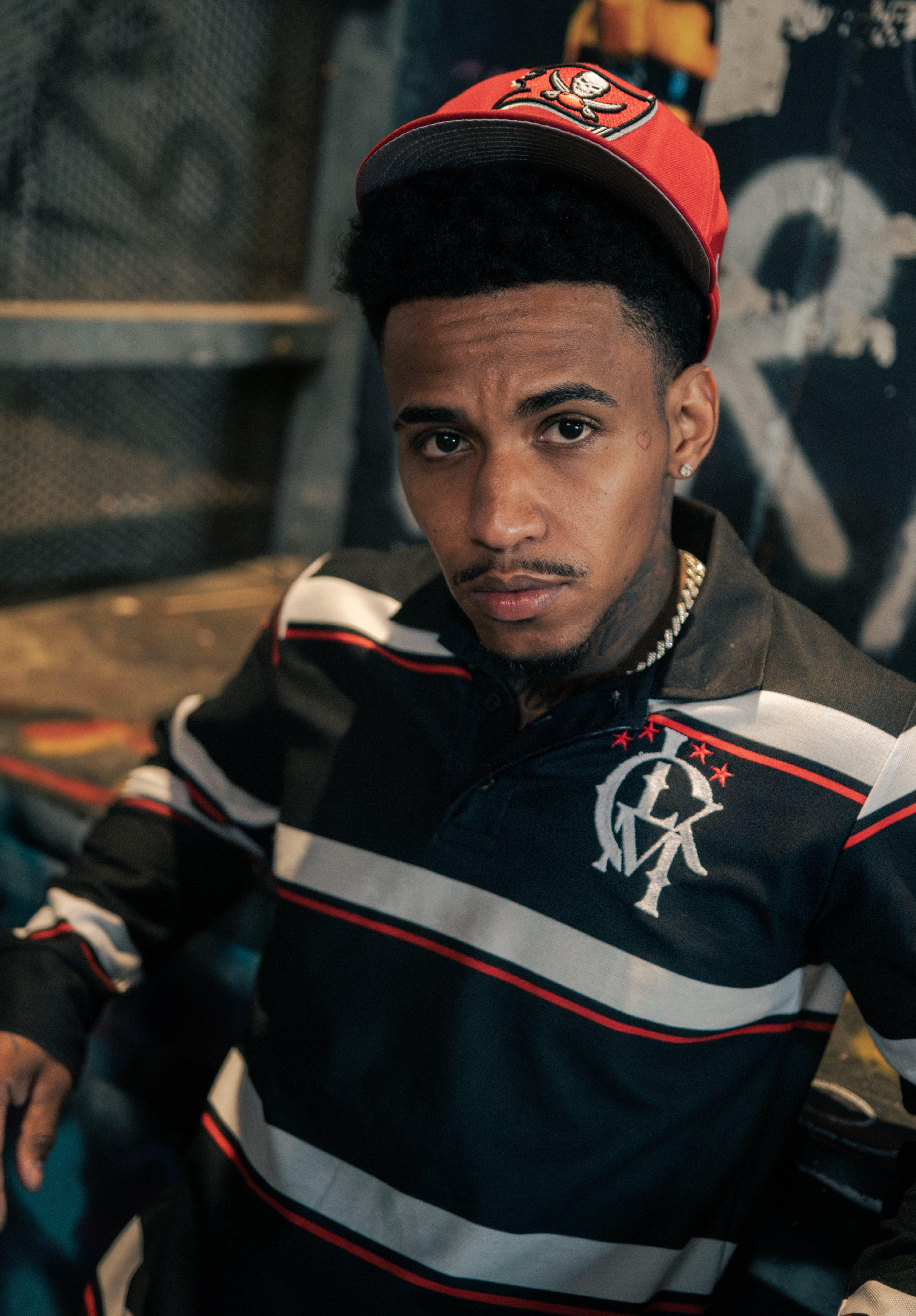 Polo Longsleeve 3Hunna - Black