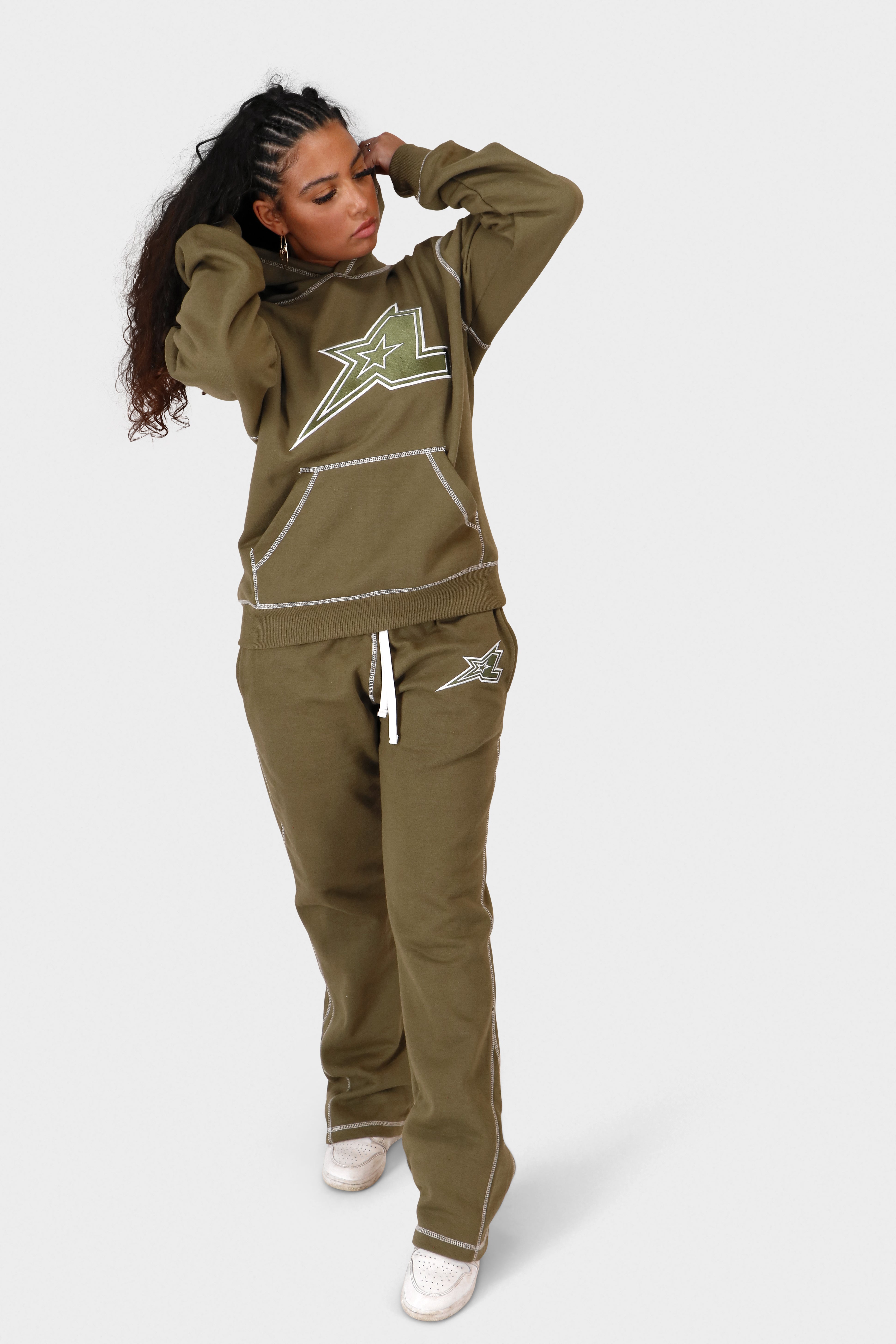 StarLine Green Hoodie