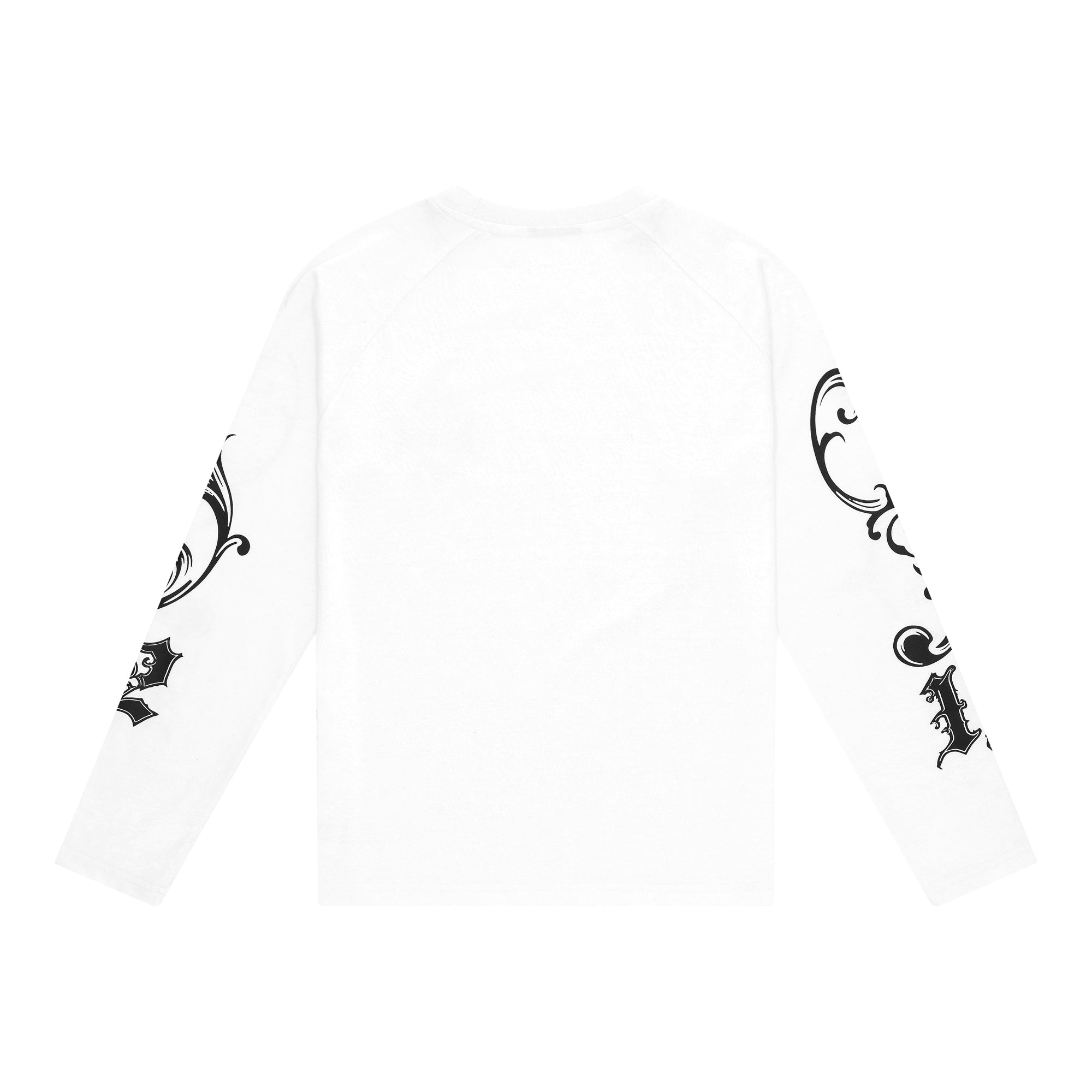 Longsleeve White - Ancient Flower