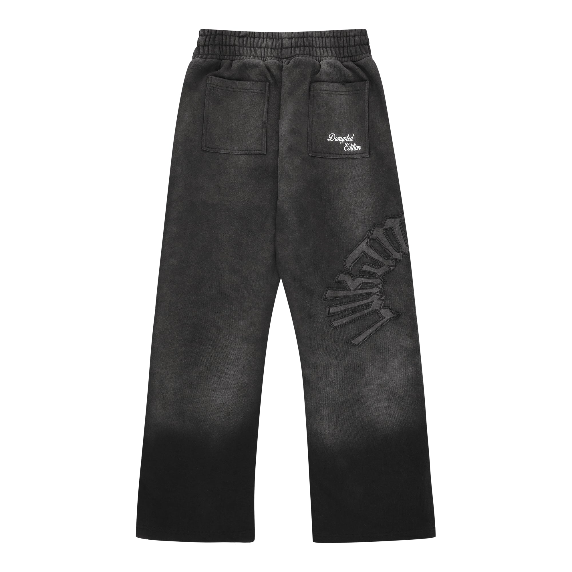 Distressed Zip Jogger 2.0 - Dark Gray