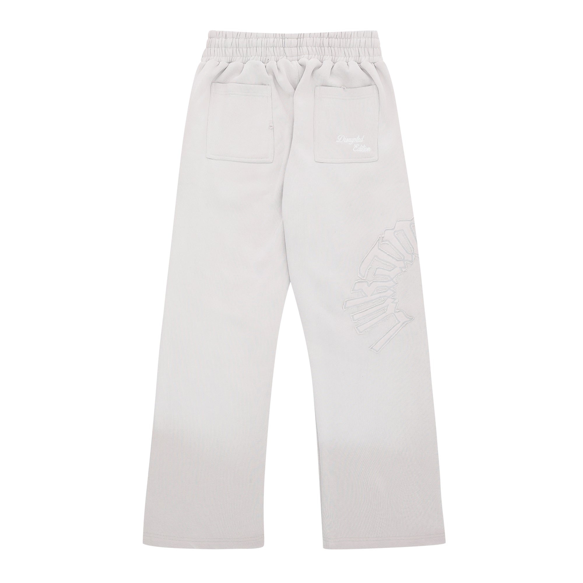 Distressed Zip Jogger 2.0 - Light Gray