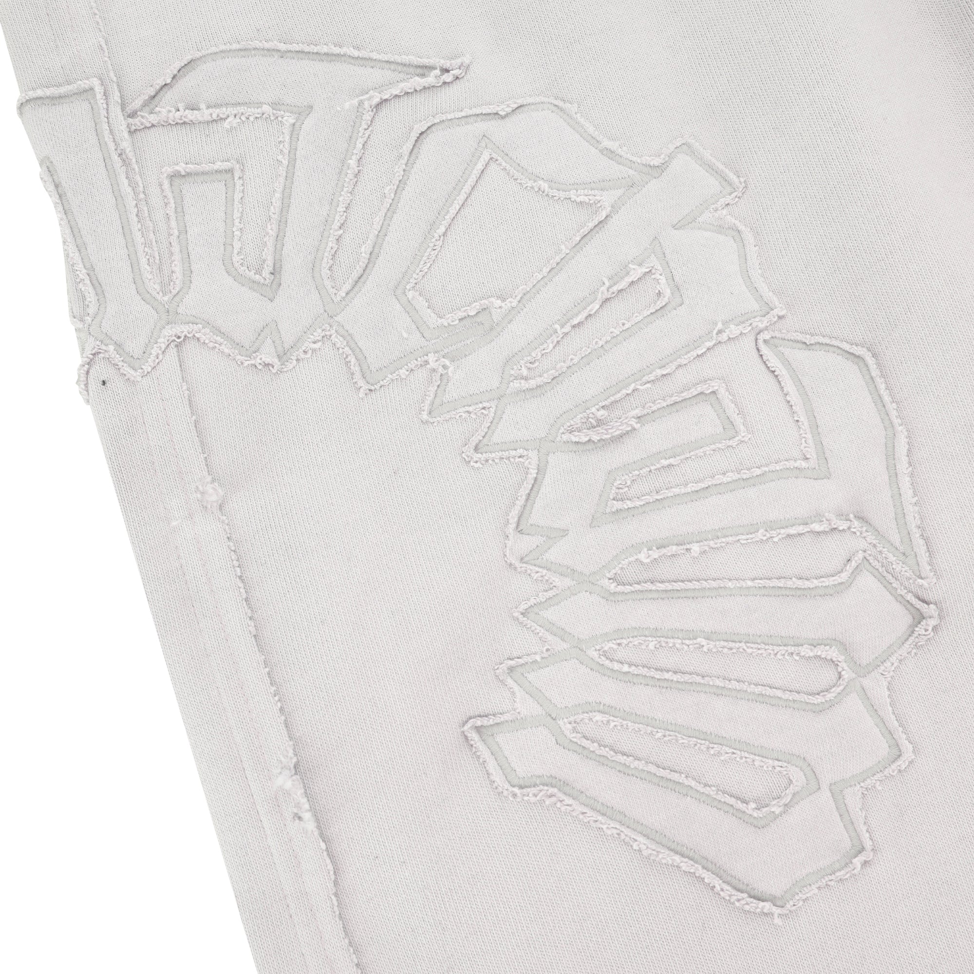 Distressed Zip Jogger 2.0 - Light Gray