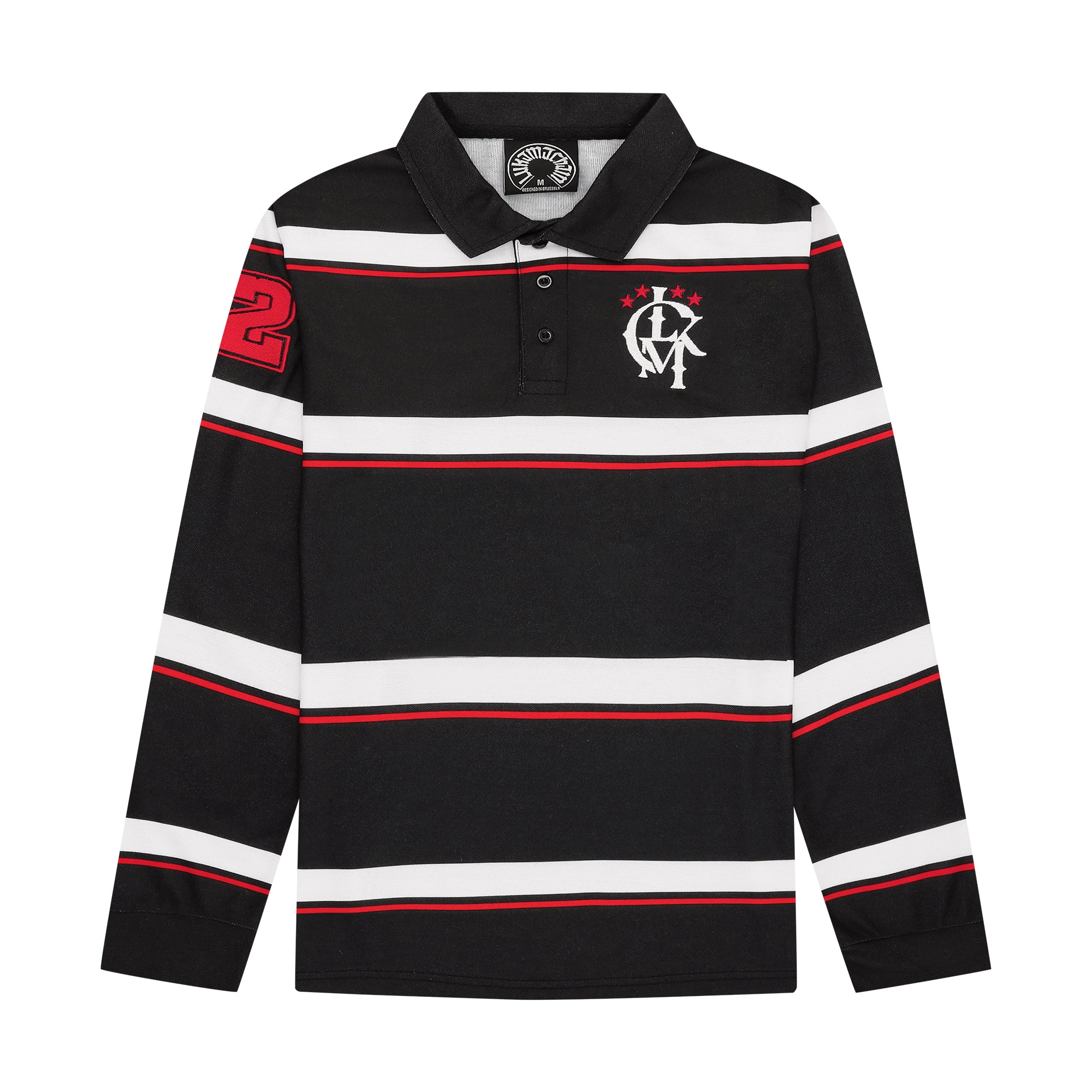 Polo Longsleeve 3Hunna - Black