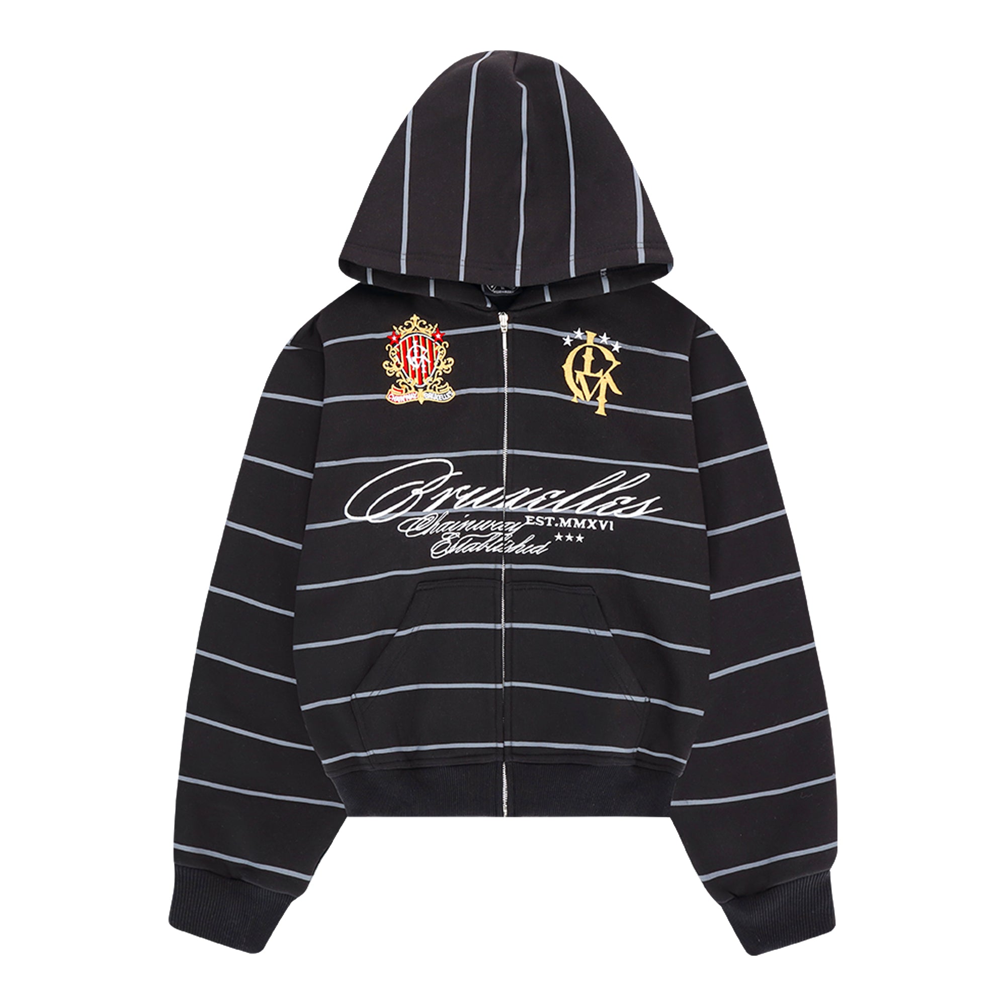 Zip Hoodie 3Hunna - Black