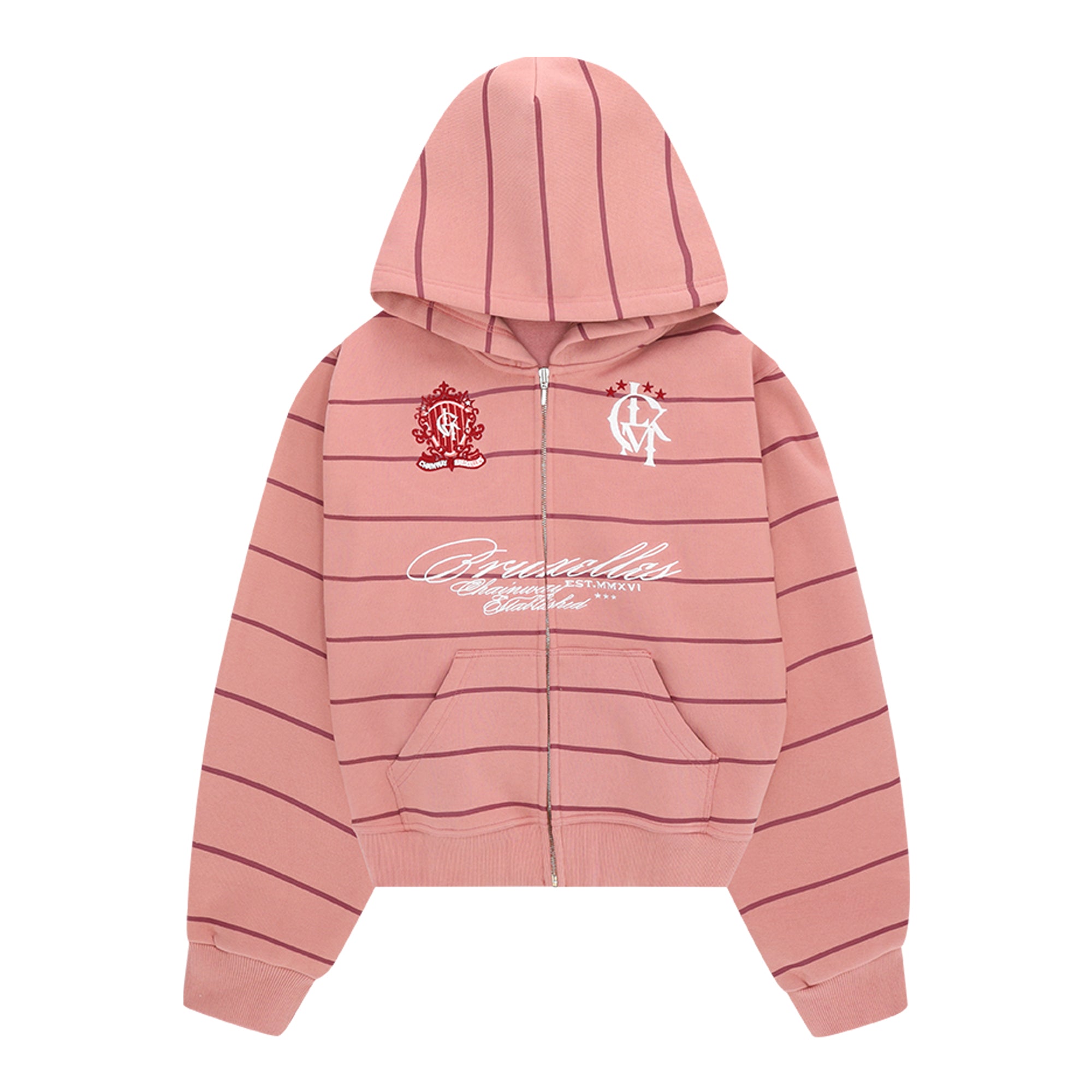Zip Hoodie 3Hunna - Pink