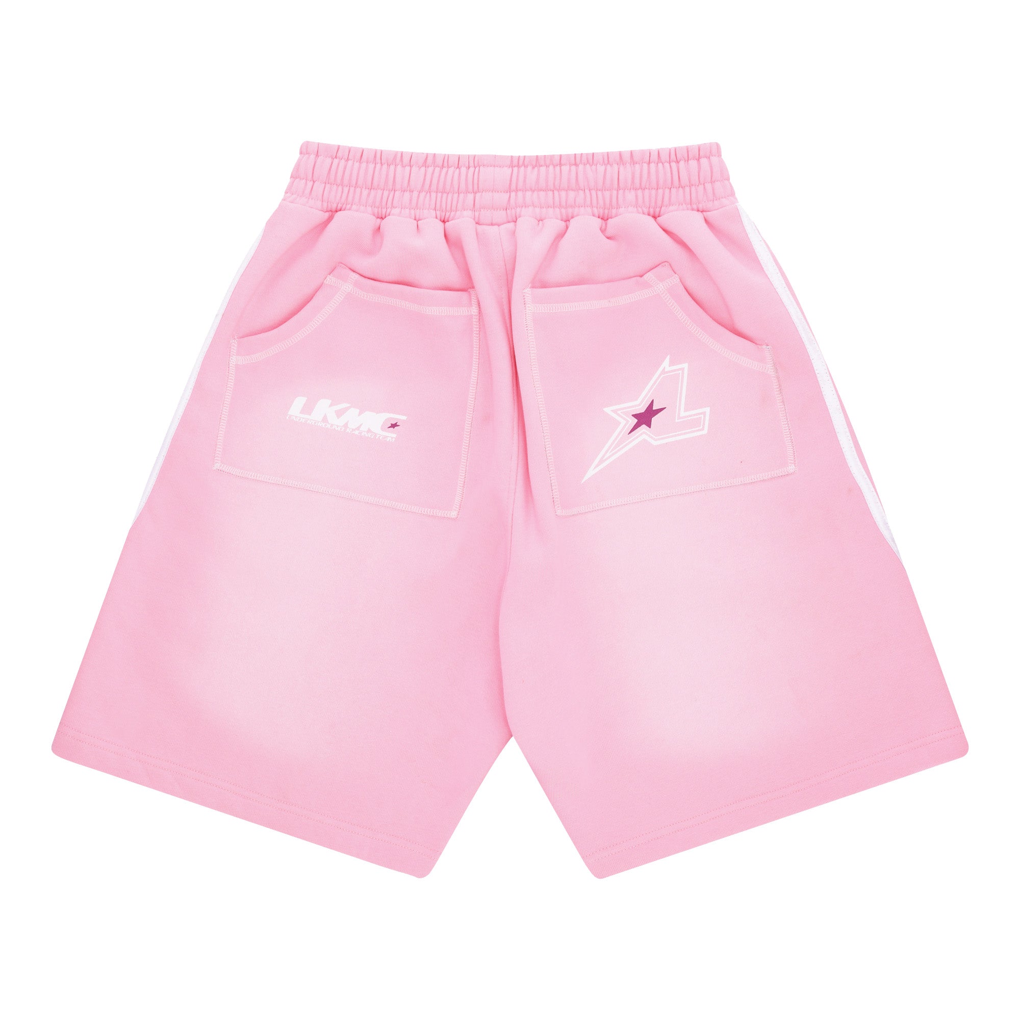 Striped Jort - Pink