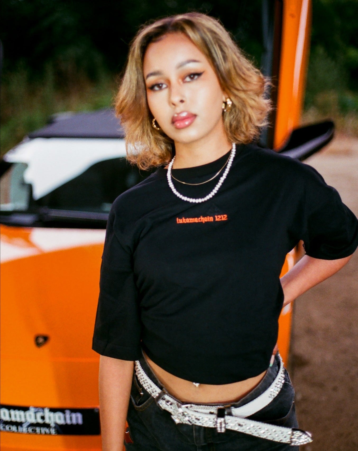 Transporting Logo T-shirt - Black - lukamachain