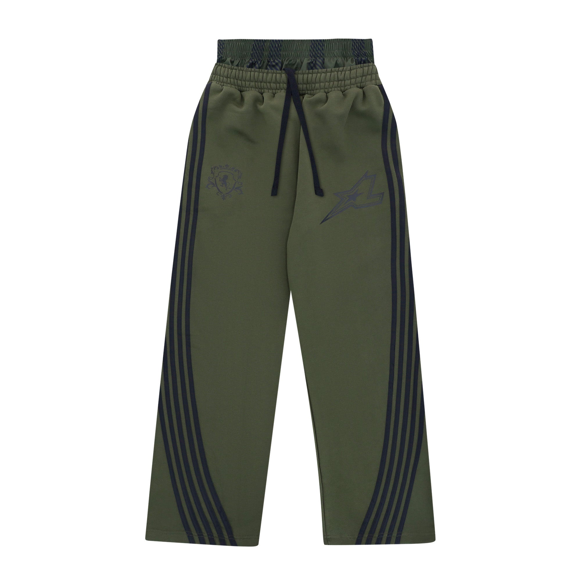 Jogger Striped - Army Green