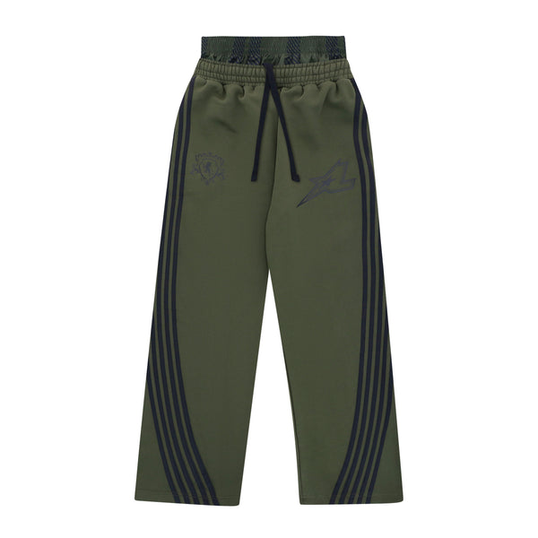 Jogger Striped - Army Green