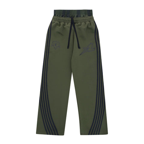 Jogger Striped - Army Green