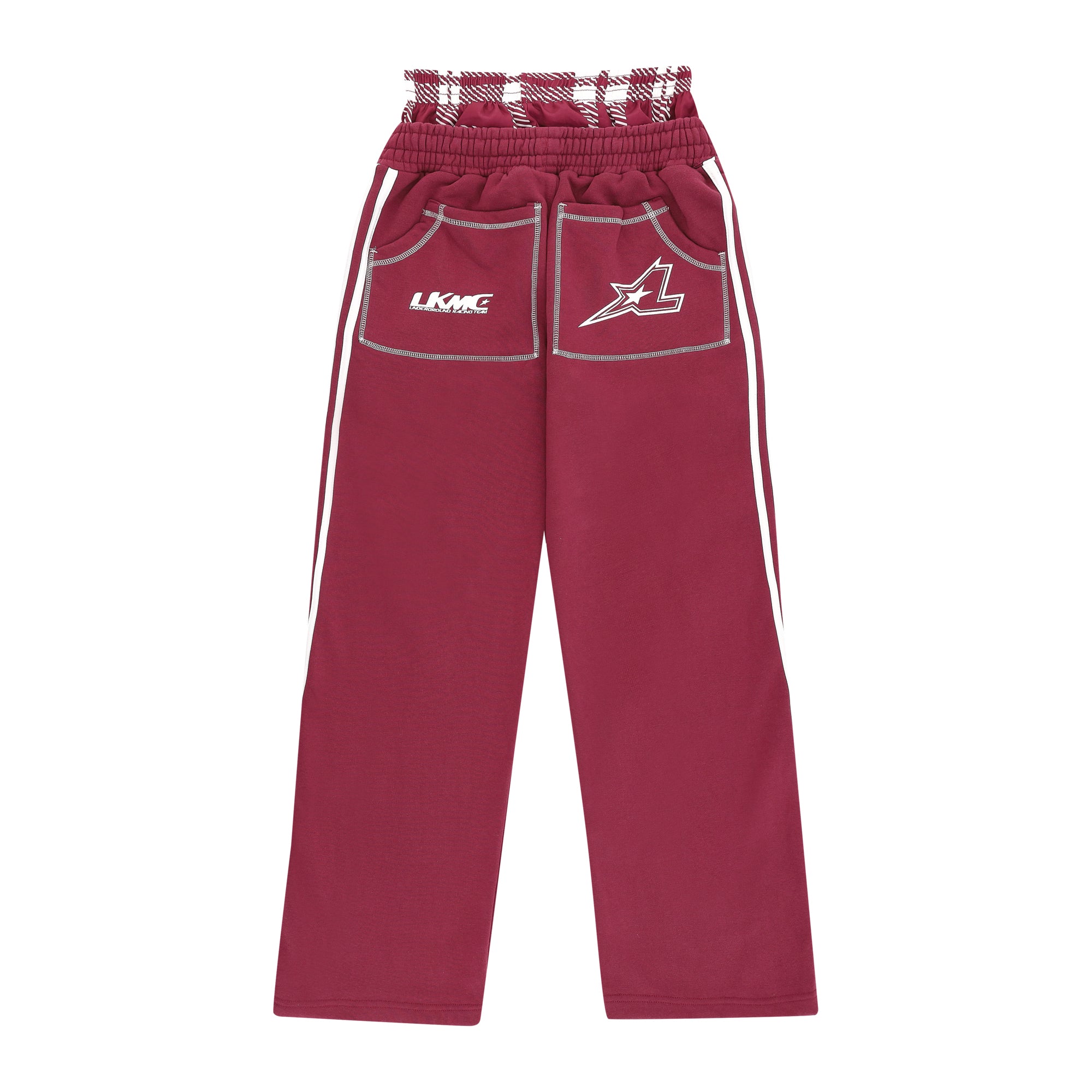 Jogger Striped - Burgundy