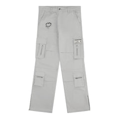 Chrome Cargo Pants Gray