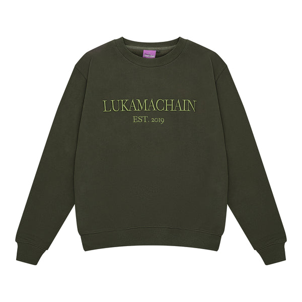 Essential Crewneck Army Green