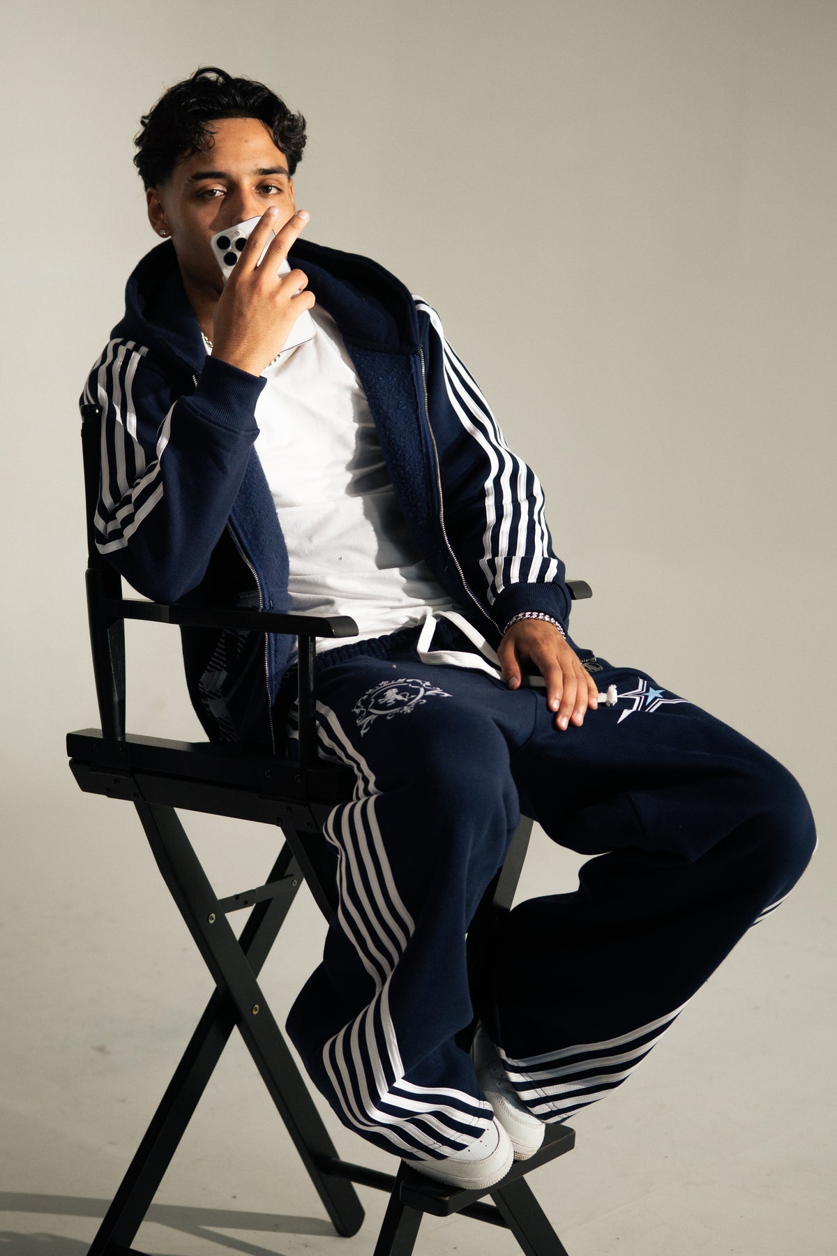 Jogger Striped - Navy