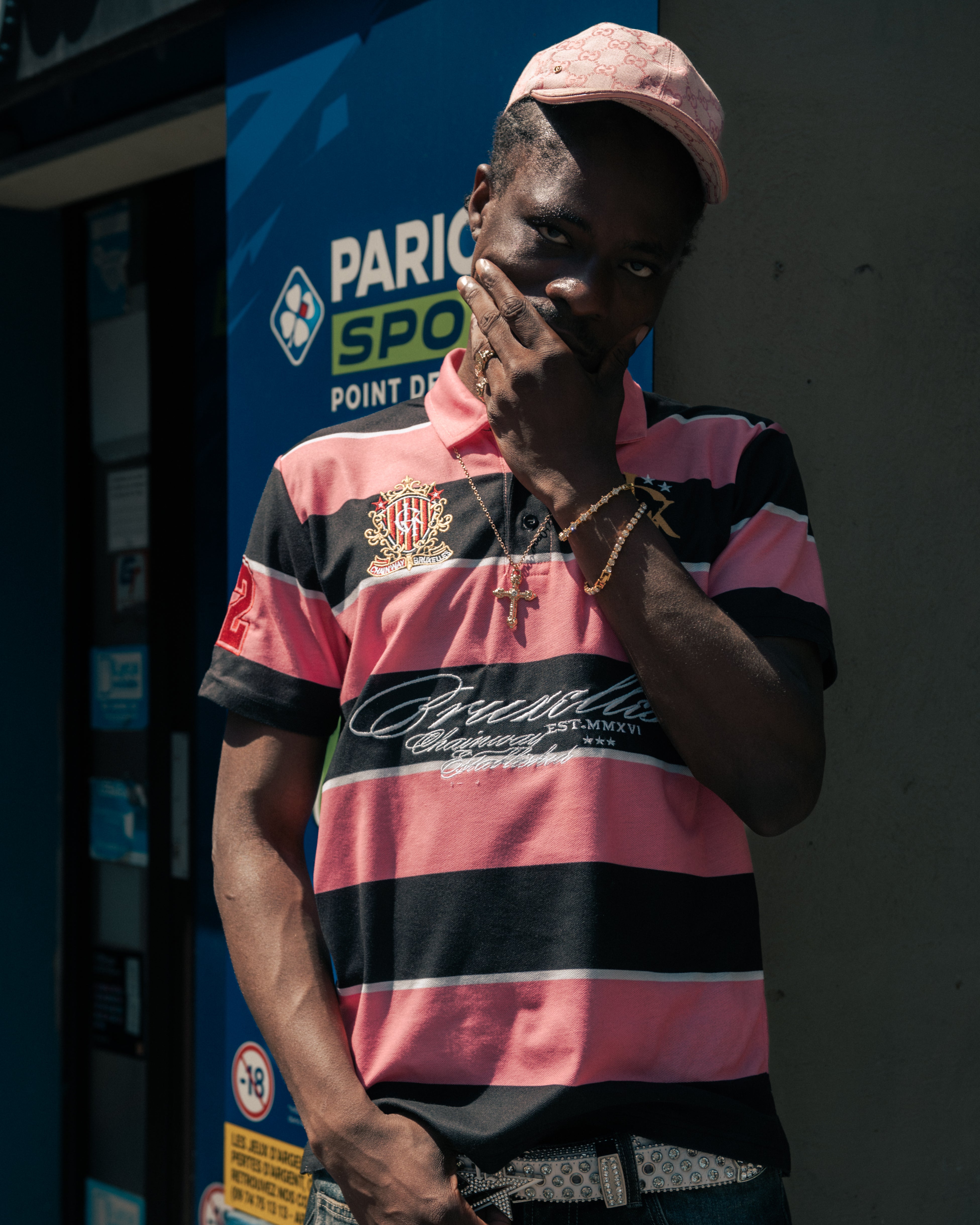 Polo 3Hunna - Pink Striped