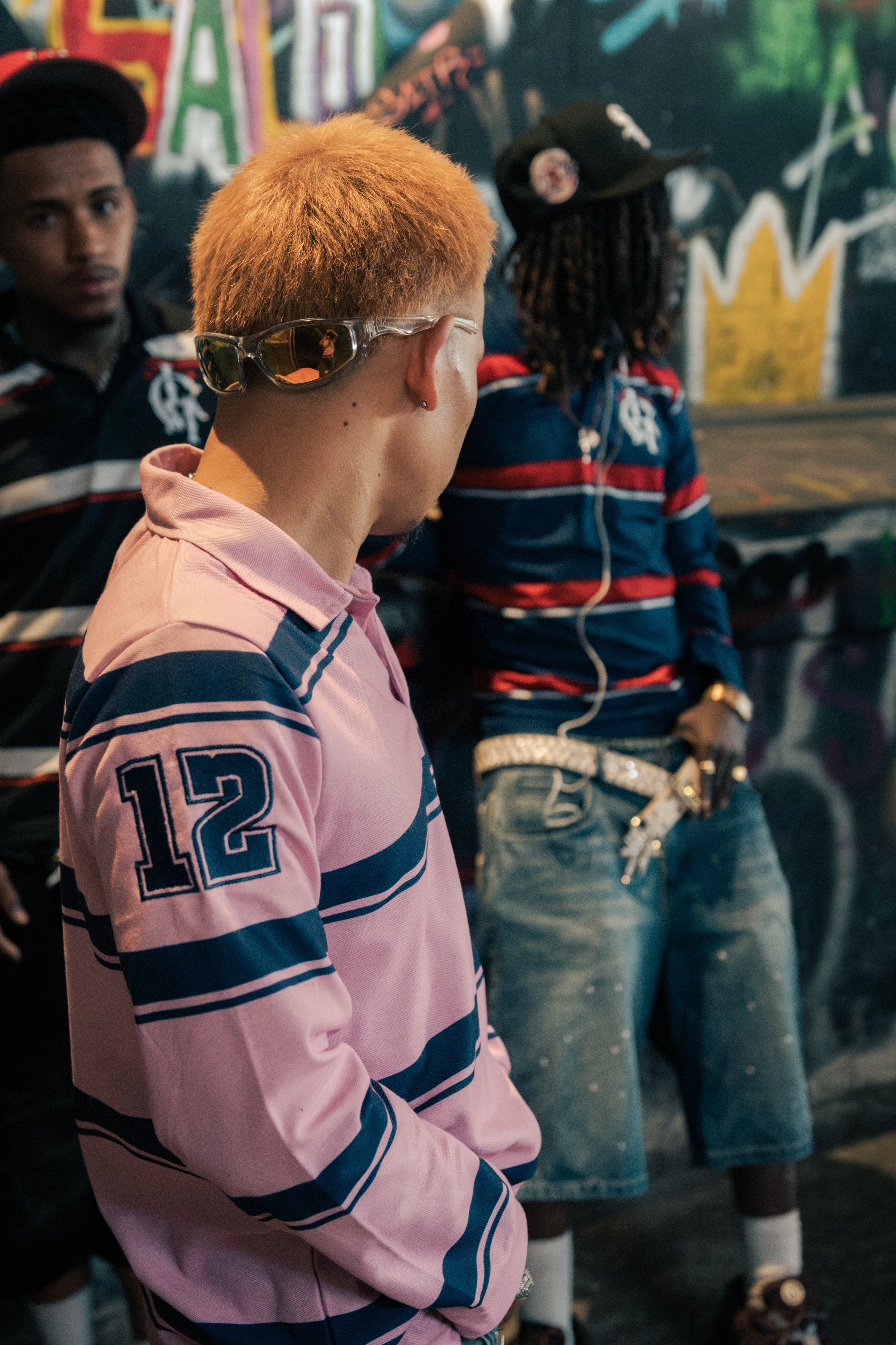 Polo Longsleeve 3Hunna - Pink