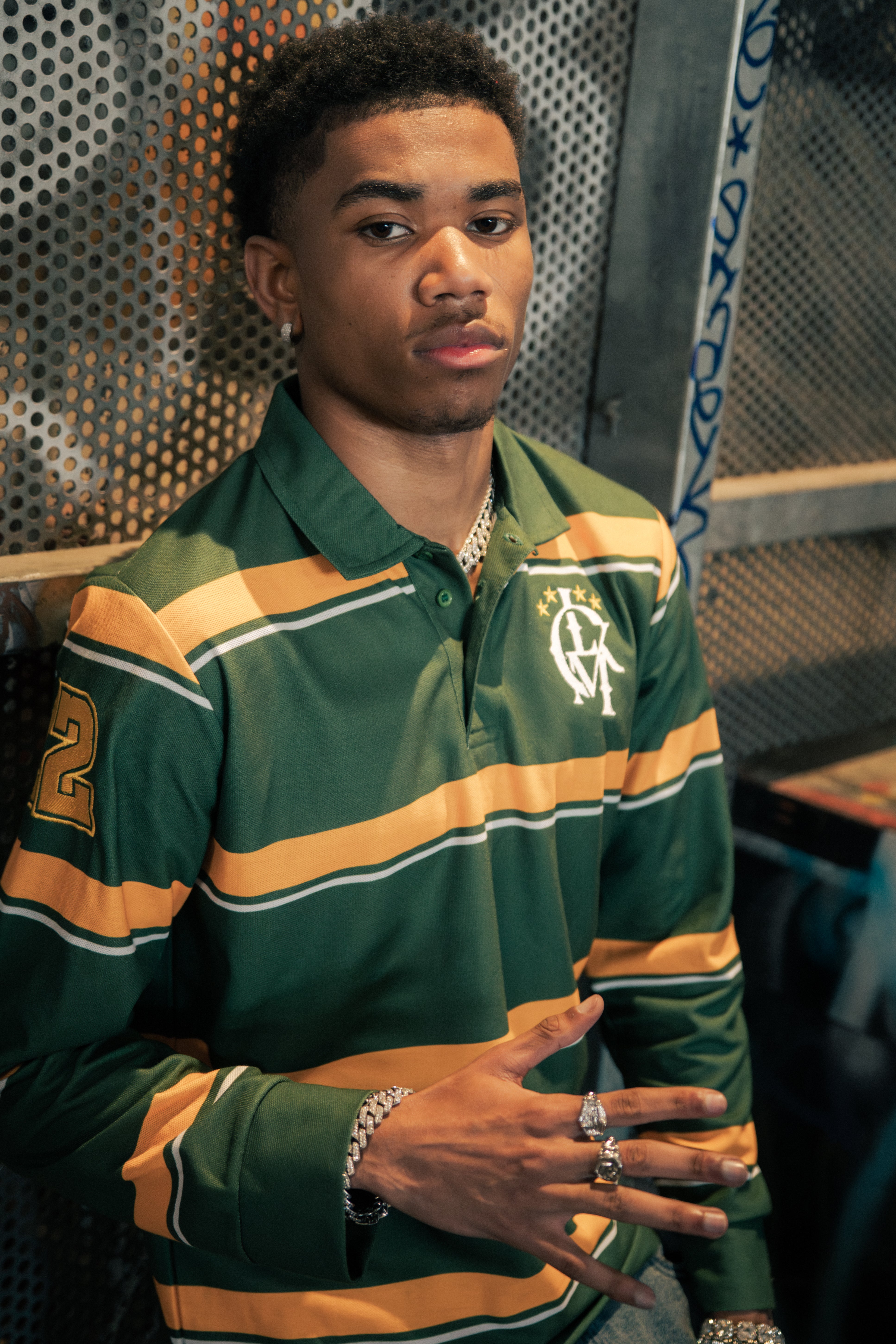 Polo Longsleeve 3Hunna - Green