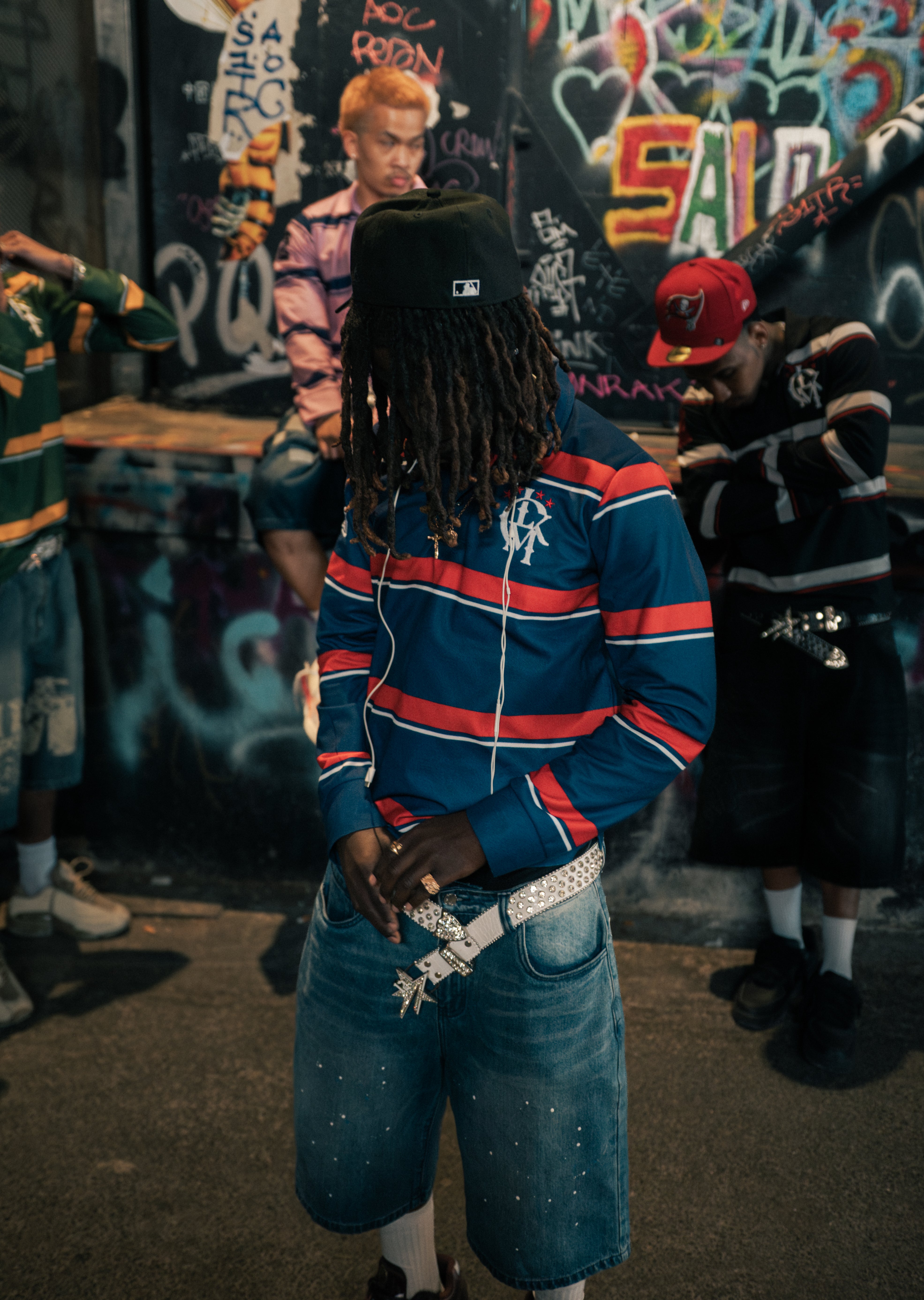 Polo Longsleeve 3Hunna - Navy