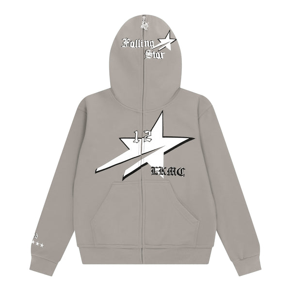 StarBoy Gray Full Zip Hoodie