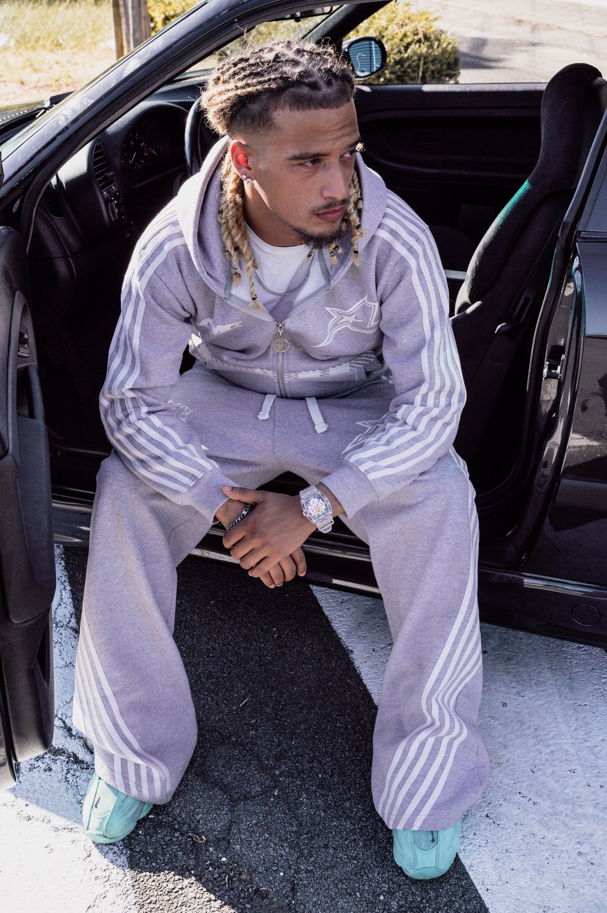 Jogger Striped - Gray