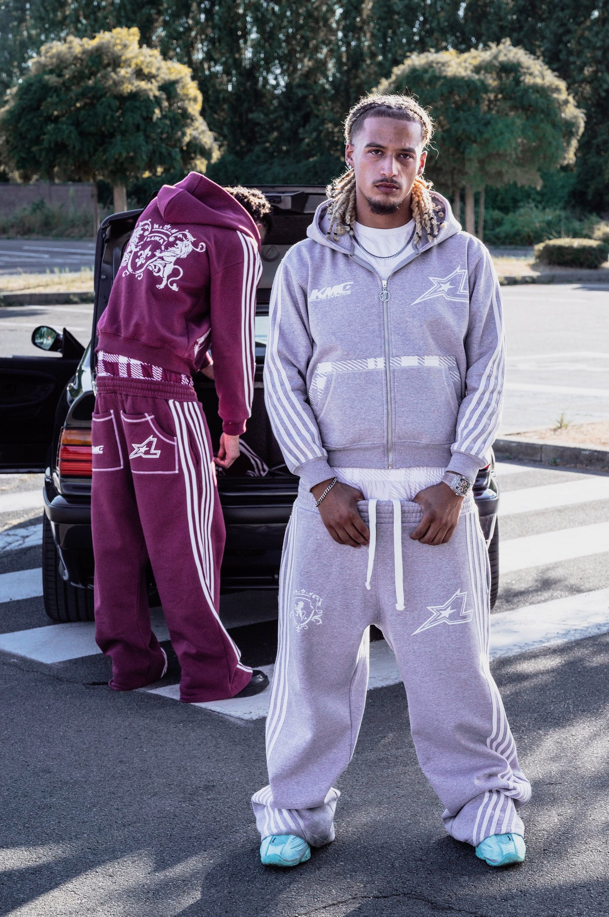 Jogger Striped - Gray