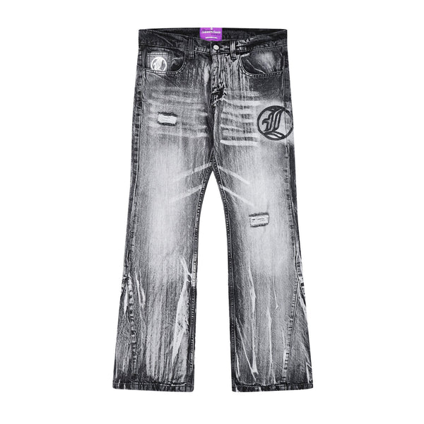 Flared Jeans Series - Gray