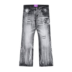 Flared Jeans Series - Gray