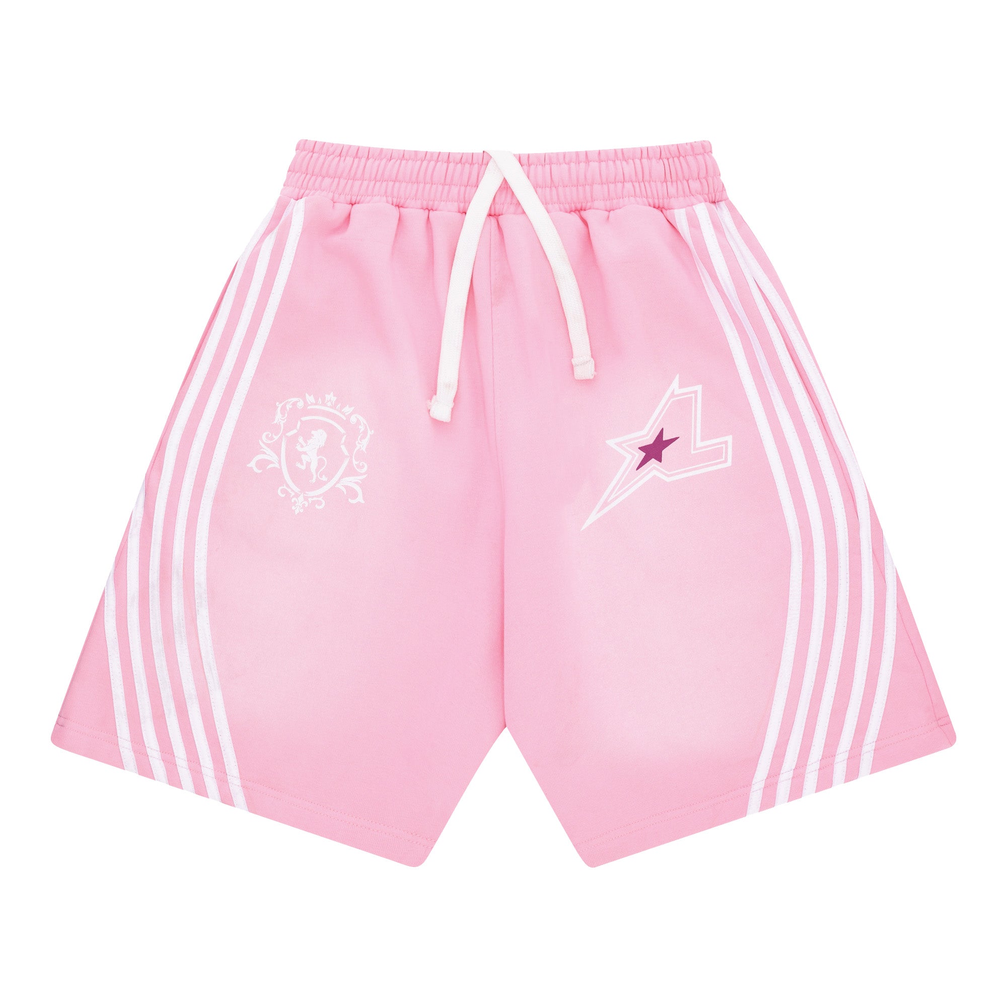 Striped Jort - Pink