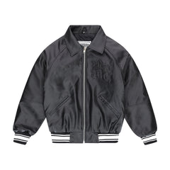 Leather Jacket High School Black