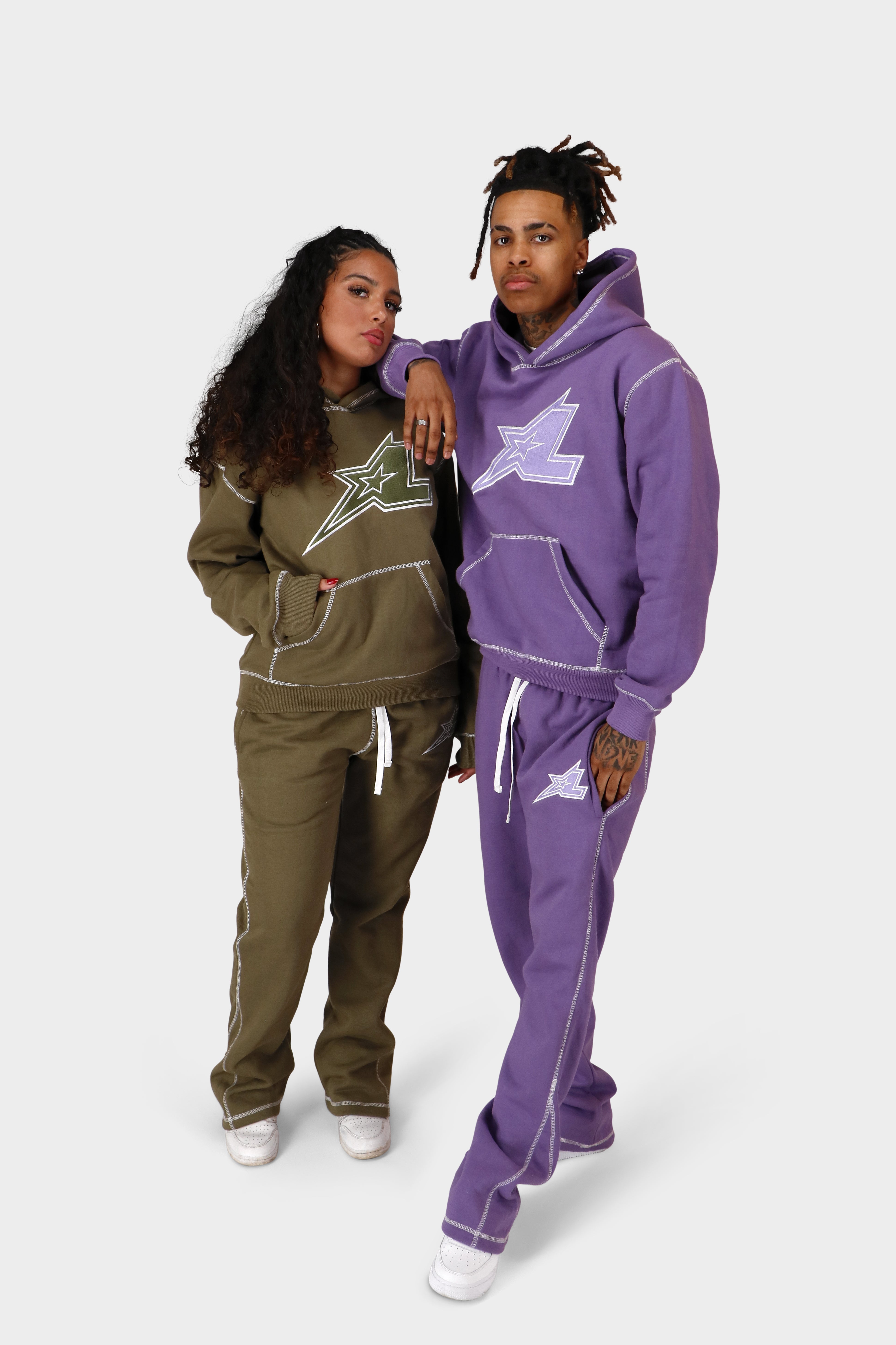 StarLine Purple Flared Jogger