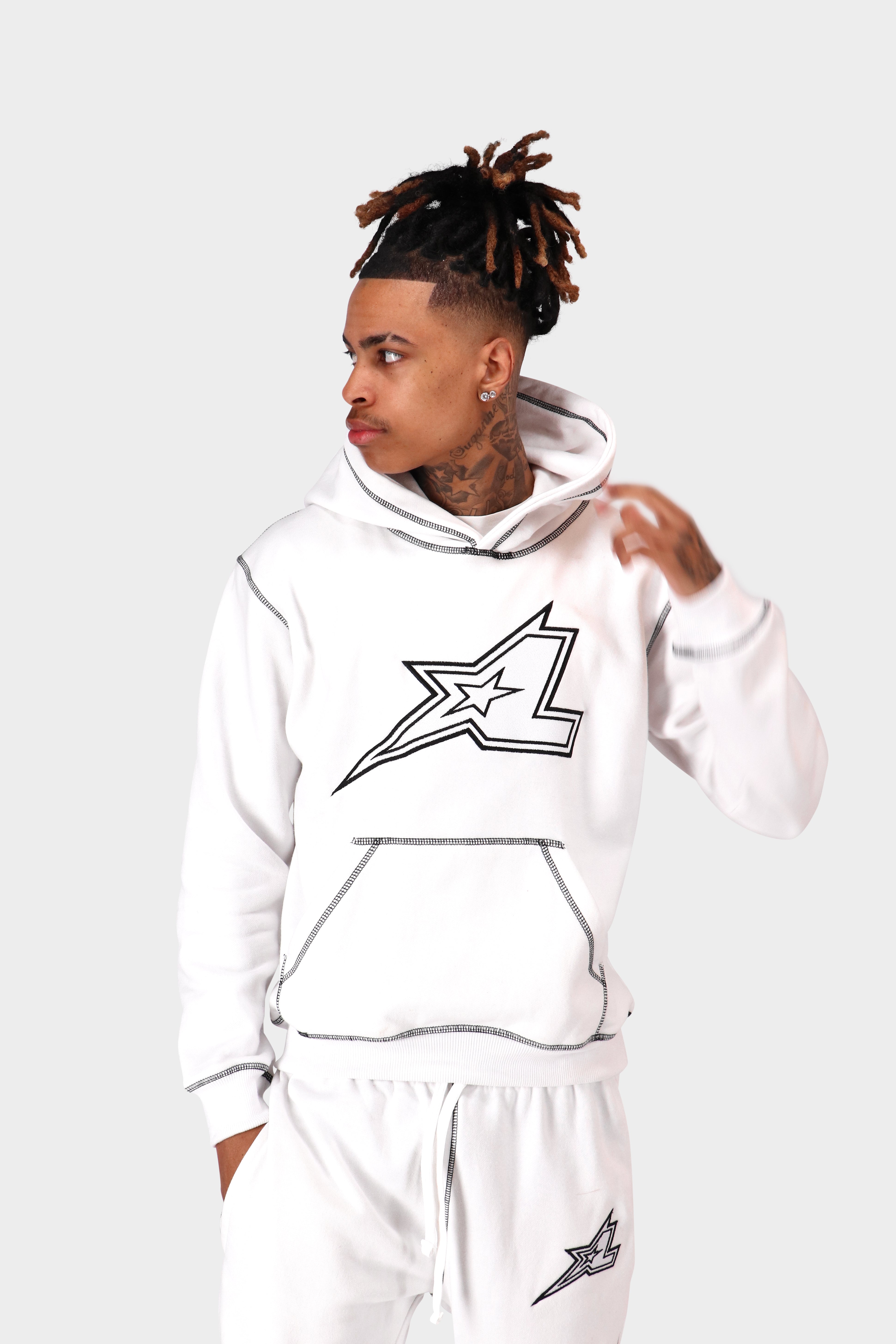 StarLine White Hoodie