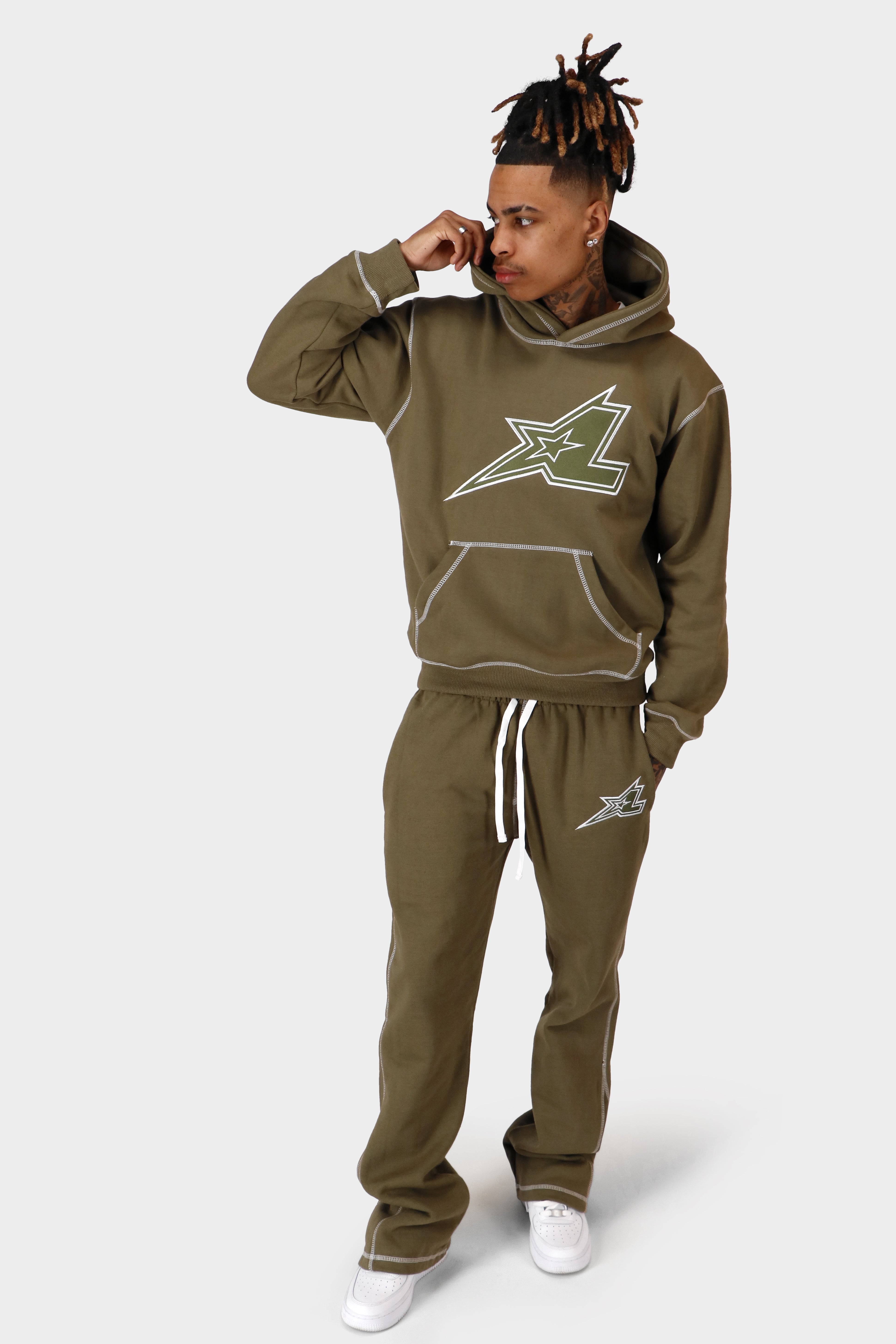 StarLine Green Flared Jogger