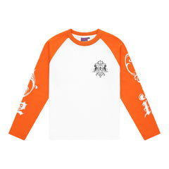 Longsleeve Orange - Ancient Flower