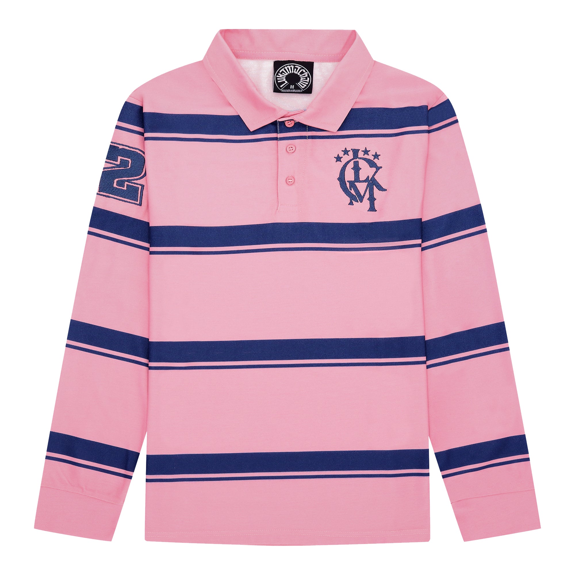 Polo Longsleeve 3Hunna - Pink