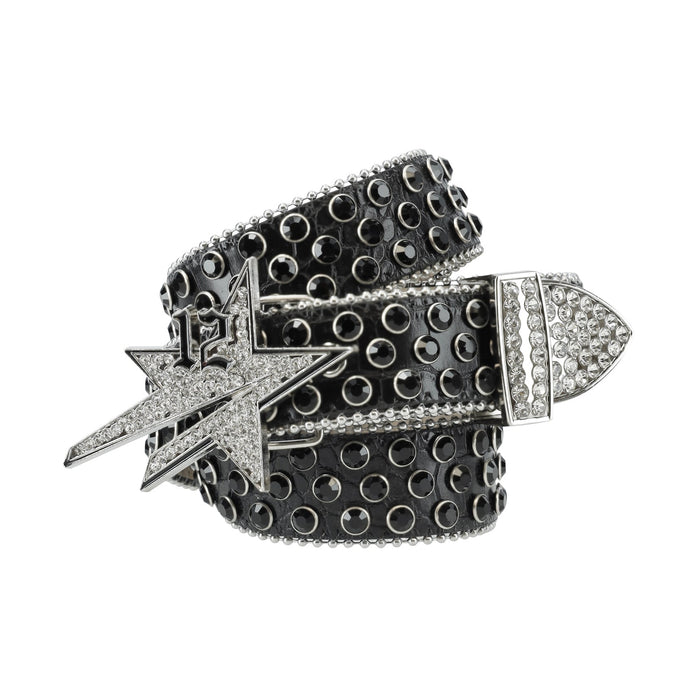Diamond Star Belt - Black
