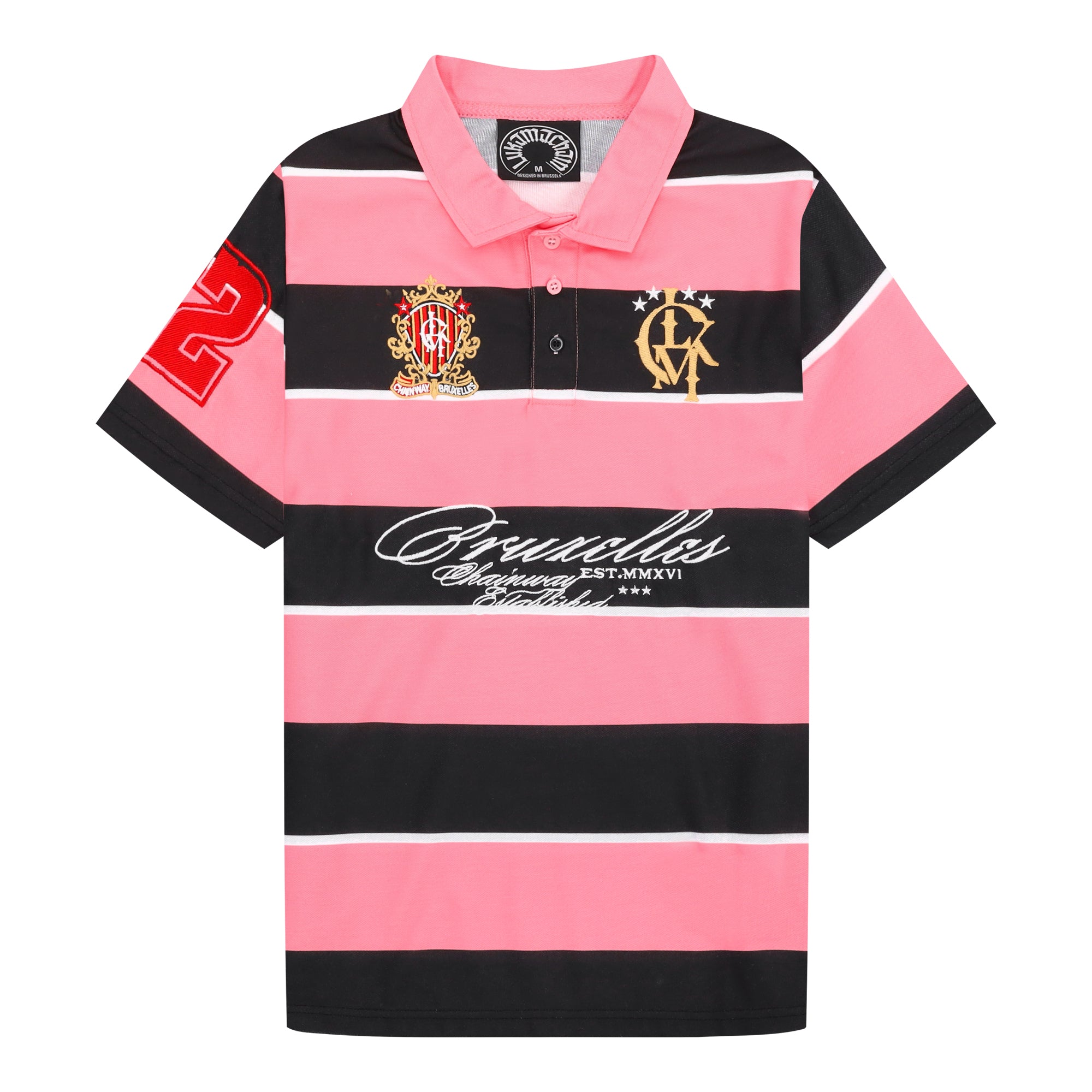 Polo 3Hunna - Pink Striped