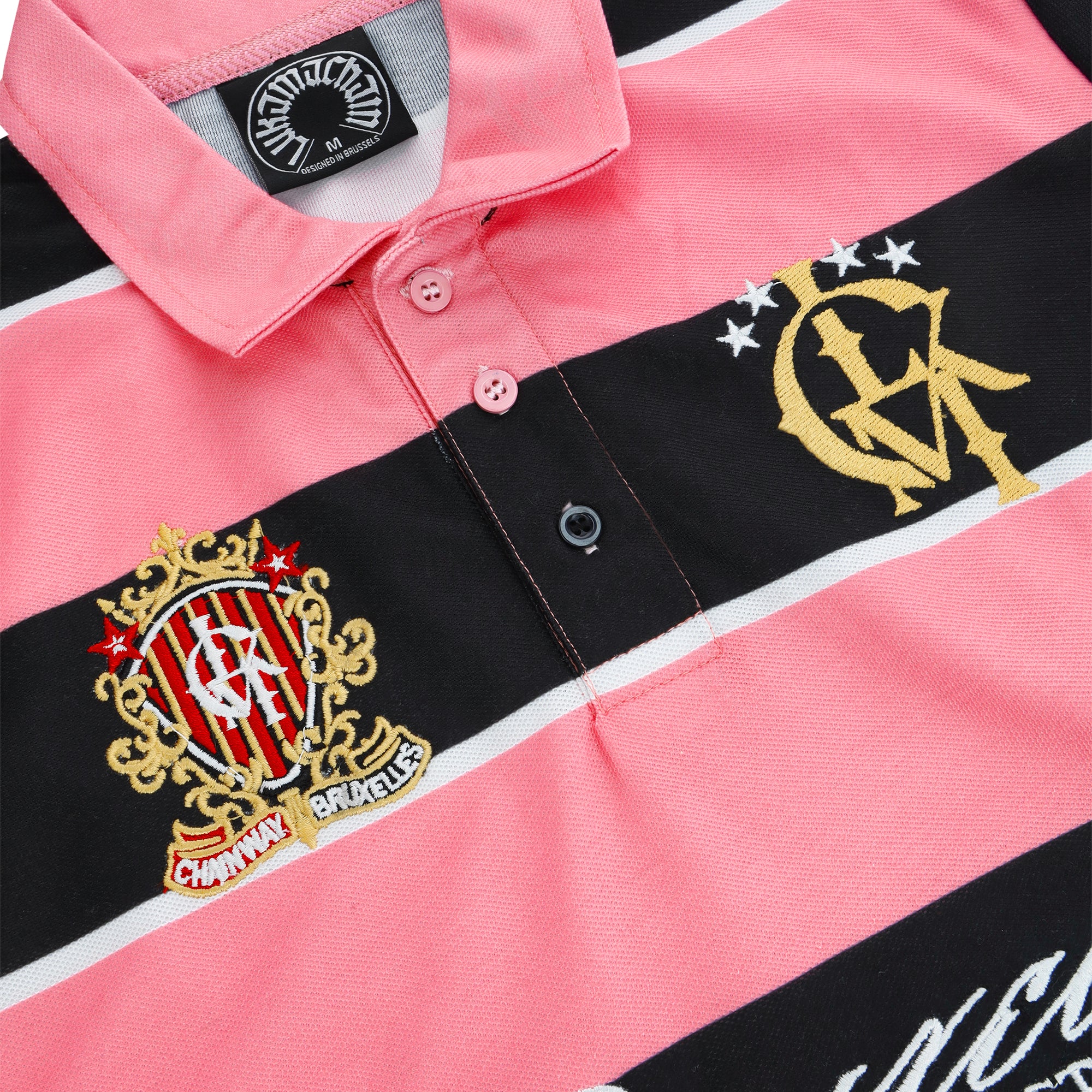 Polo 3Hunna - Pink Striped