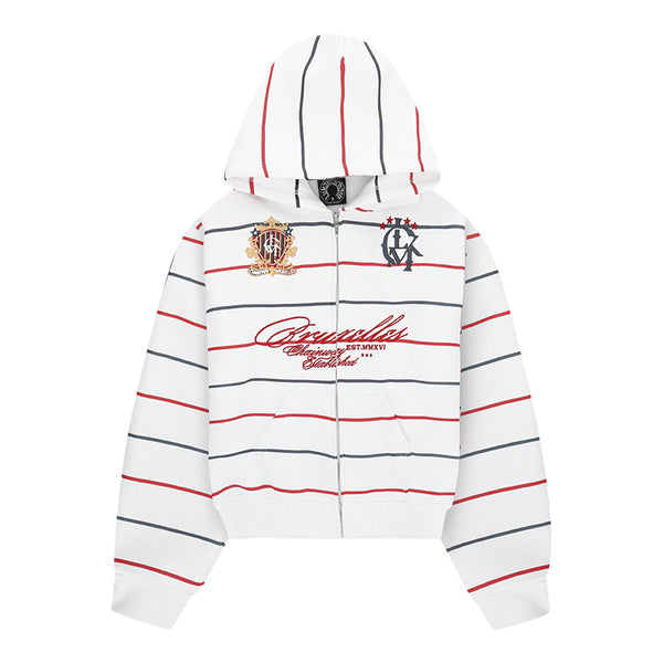 Zip Hoodie 3Hunna - White Paris