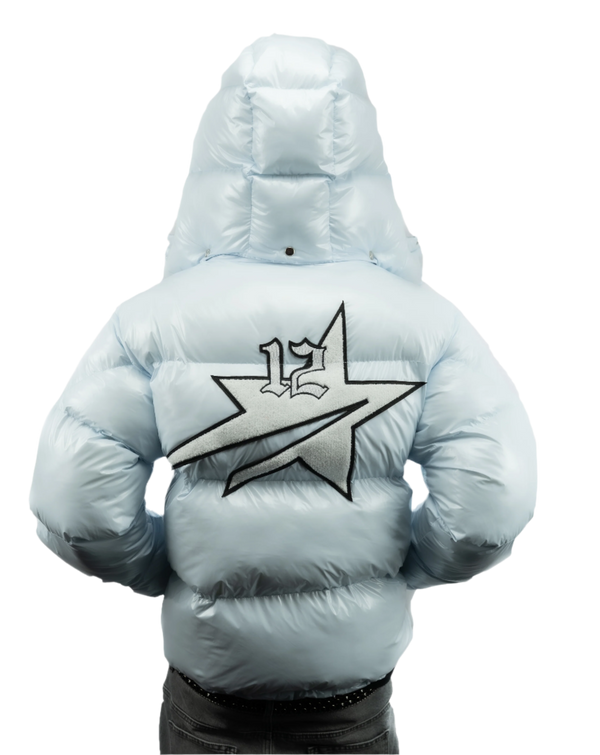 StarBoy Puffer Jacket Baby Blue