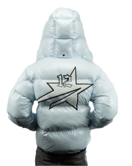 StarBoy Puffer Jacket Baby Blue