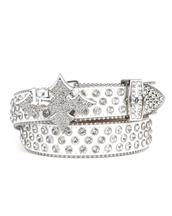 Diamond Cross Belt White 𝔩𝔦𝔪𝔦𝔱𝔢𝔡