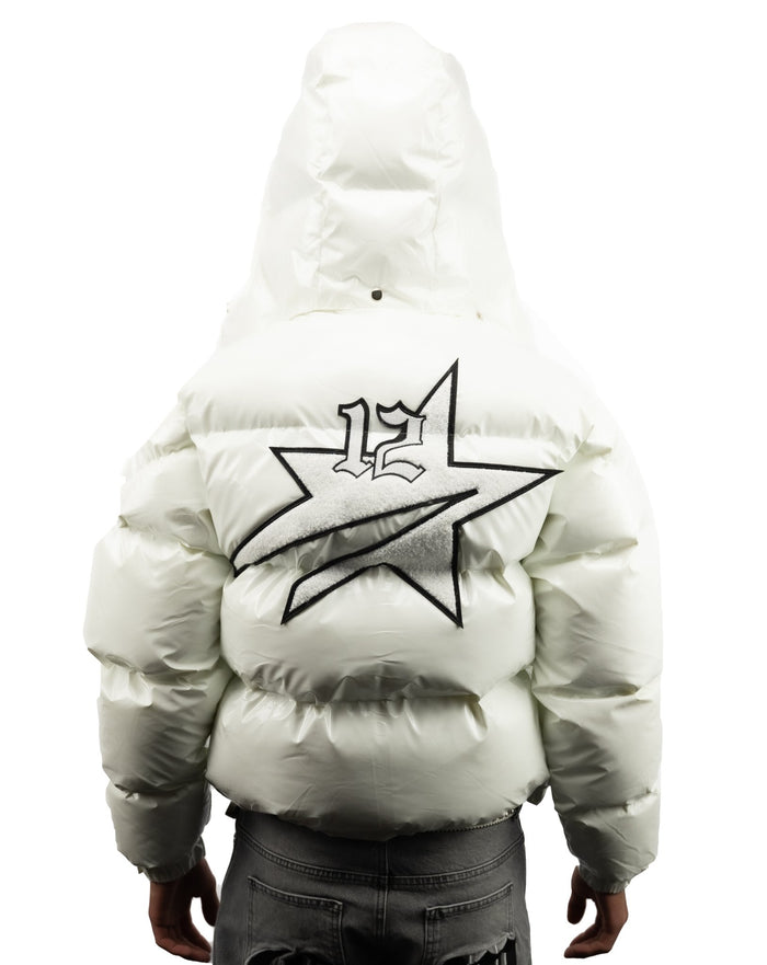 StarBoy Puffer Jacket White